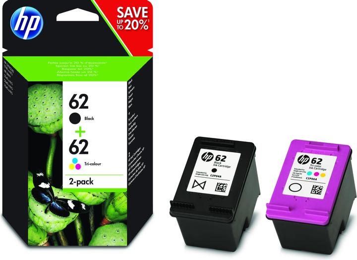 Actual product image HP 62 (M, FC, C, Y)