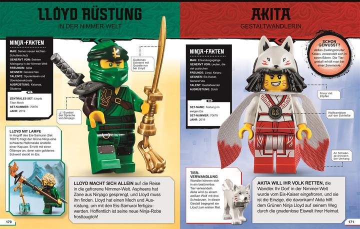 Produktbild LEGO Ninjago - Lexikon der Minifiguren (Deutsch, Simon Hugo, Claire Sipi, 2021)