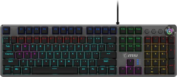 Actual product image MSI FORGE GK310 | Gaming keyboard | Wired | US | Red Switches (Eng. Int., Cable)