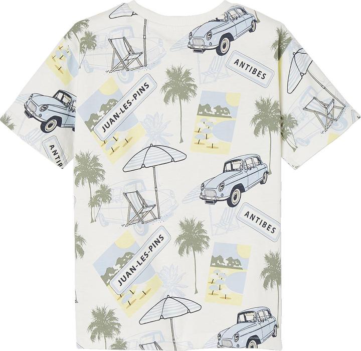 White printed