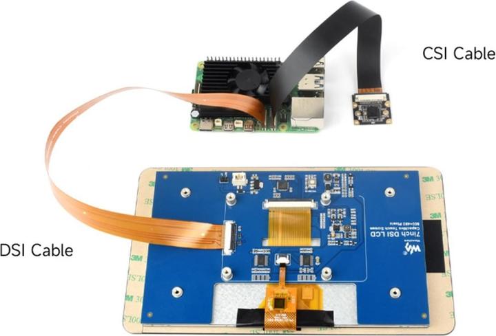 Immagine prodotto WaveShare Cavo display DSI/MIPI da 200 mm per Raspberry Pi 5