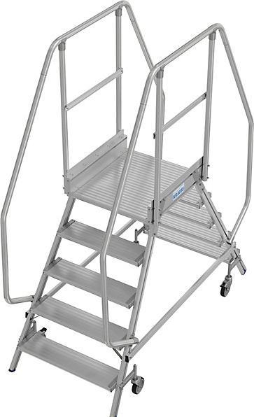 Produktbild Krause Podestleiter mit extrahohem Handlauf (Plattformleiter, 195 cm)