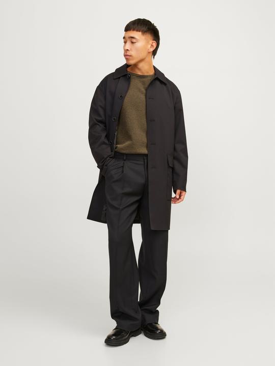 Actual product image Jack & Jones Plain knitted pullover Knitted pullover with round neck (M)