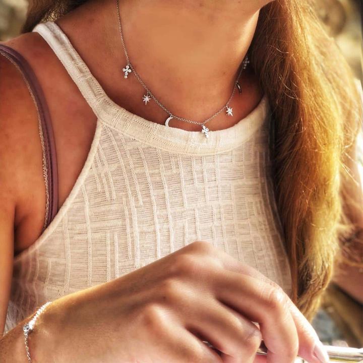 Image du produit Candy Collier Adalyn, argent sterling 925 (Argent sterling 925, Argent massif de 925, 38 - 41 cm)