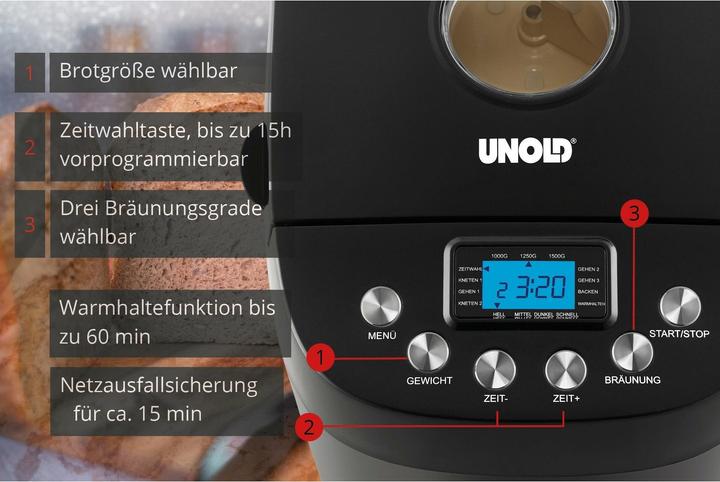Productafbeelding Unold 68520 Big White Backmeister