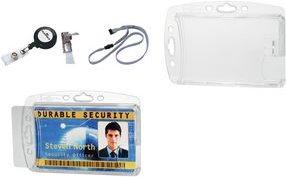 Actual product image Durable Hard box for company badges without fastening