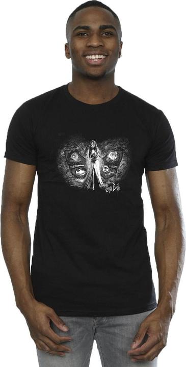Actual product image Corpse Bride Mens Emily Butterfly T-Shirt (4XL)