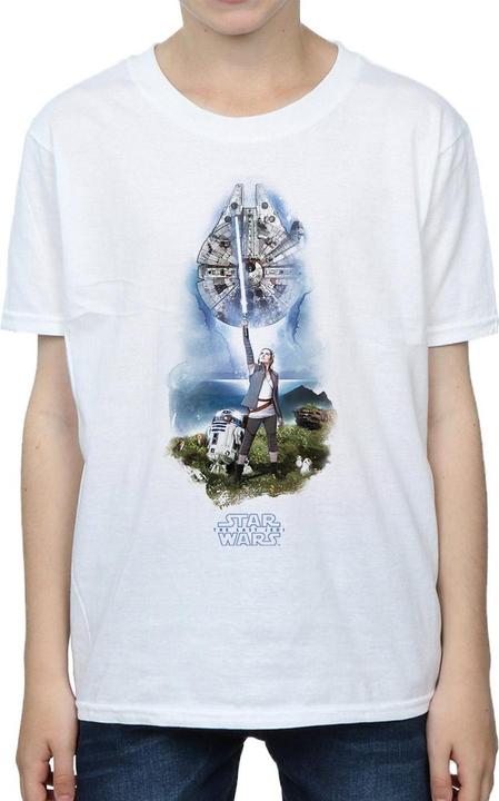Produktbild Star Wars The Last Jedi Rey Lightsaber TShirt Jungen (152, 158)