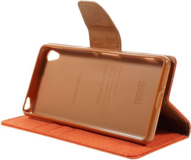 Actual product image Goospery Canvas Diary Series (Sony Xperia XA)