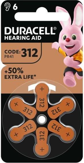 Produktbild Duracell Electronics Easy Tab (6 Stk., A312, 160 mAh)
