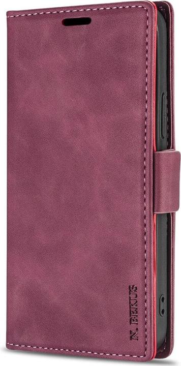 Immagine prodotto N.Bekus iPhone 15 Pro Max - Flip Case Cover rosso vino (Apple iPhone 15 Pro Max)