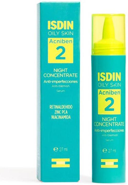 Isdin ISDIN Acniben Night Concentrate serum do twarzy na noc przeciw niedoskonałościom 27ml (27 ml)