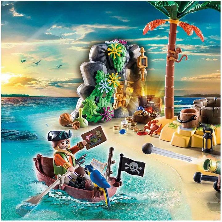 Immagine prodotto Playmobil 70962 Isola del tesoro dei pirati con scheletro (70962, Pirati Playmobil)