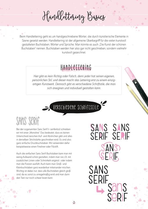 Actual product image 111 Handlettering-Sprüche für alle Anlässe – Der grosse Vorlagen-Block (German, Franziska Feistner, 2021)
