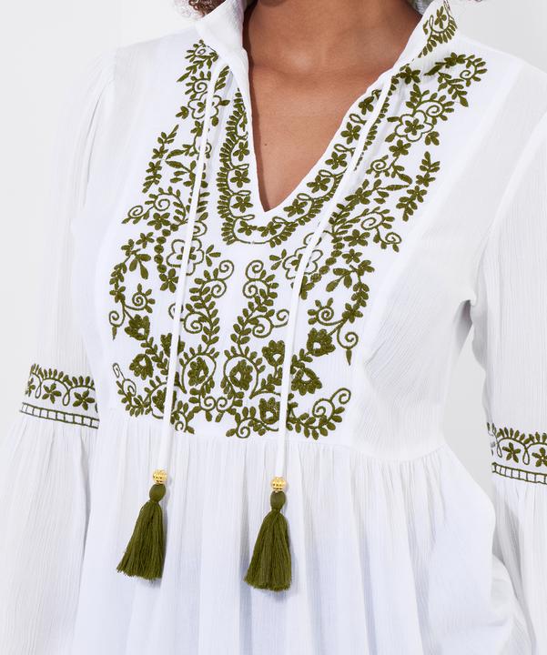 Image du produit Joe Browns Floral Embroidered Crinkle Tunic Top (16)