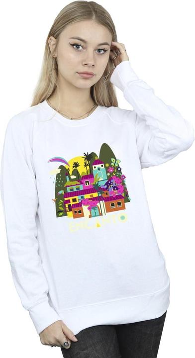 Actual product image Disney Womens/Ladies Encanto Many Houses Sweatshirt (L)
