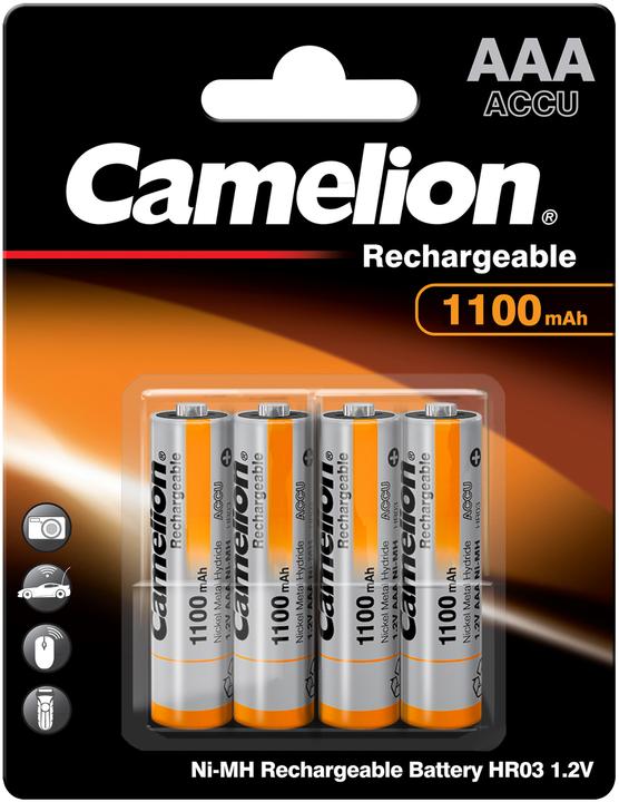 Produktbild Camelion Rechargeable Accu (4 Stk., AAA, 1100 mAh)