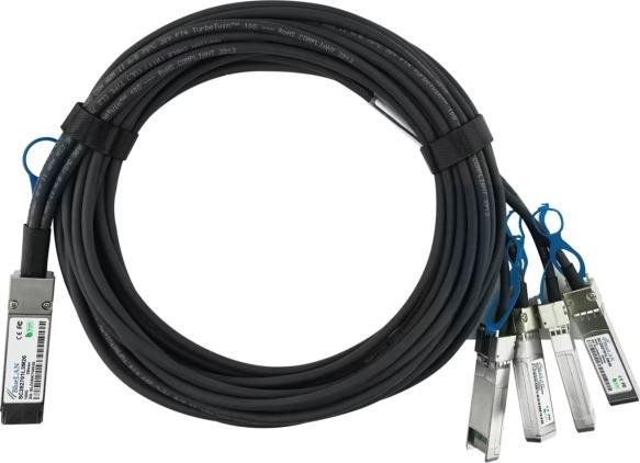 Produktbild BlueLAN Extreme Networks 100G-QSFP-4SFP-P-5M kompatibles QSFP28 DAC SC282701L5M26