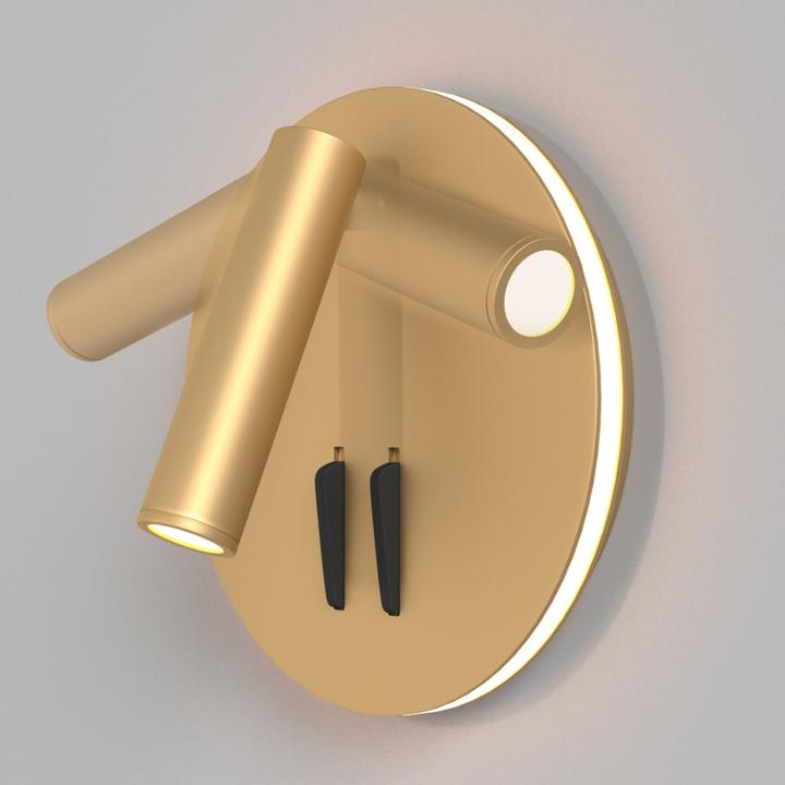 Immagine prodotto Maytoni Ios 176 LED Applique 9W Rotonda Oro Opaco Bianco Caldo (275 lm)
