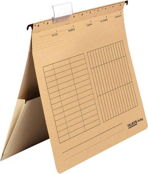 Actual product image Falken 25 UniReg cardboard saddle stitchers natural brown 1 x commercial stapling (A4, 25 x)