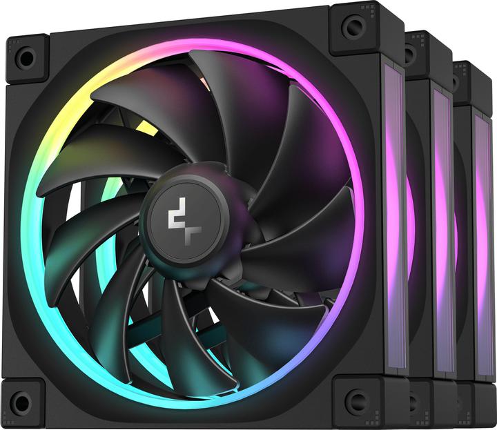 Produktbild Deepcool FL12 3in1 120x120x25 Black (120 mm, 3 x)