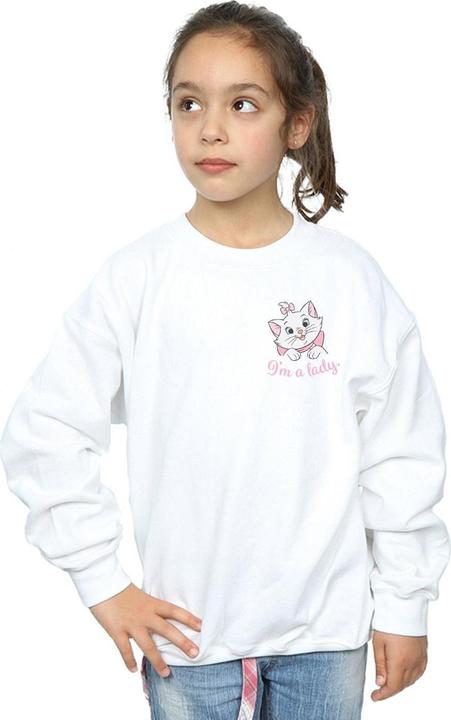 Immagine prodotto Disney Aristocats Marie I'm A Lady Breast Print Felpa Ragazze (116)
