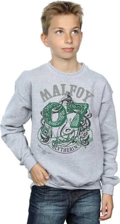 Actual product image Boys Seeker Draco Malfoy Slytherin Cotton Sweatshirt (140, 146)