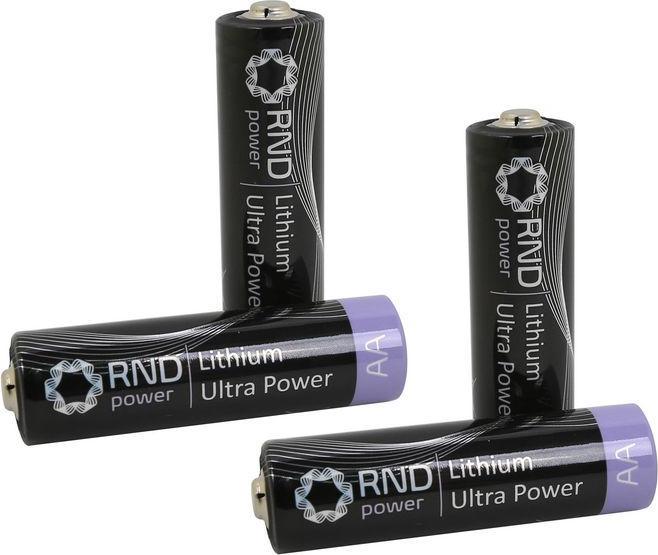 RND Primary battery, lithium, AA, 1.5V, Ultra Power, pack of 4 (4 pcs., AA, 2800 mAh)