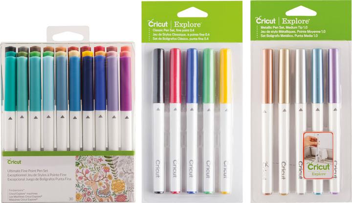 Produktbild Cricut Opaque Gel pens 5-pack Pink Orange White Yellow Blue (P)