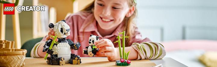 Produktbild LEGO Wilde Tiere: Pandafamilie (31165, LEGO Creator 3-in-1)