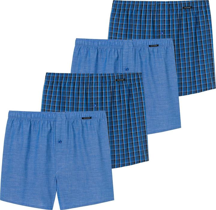 Produktbild Schiesser 4er Pack Web Boxershorts (M, 4er Pack)