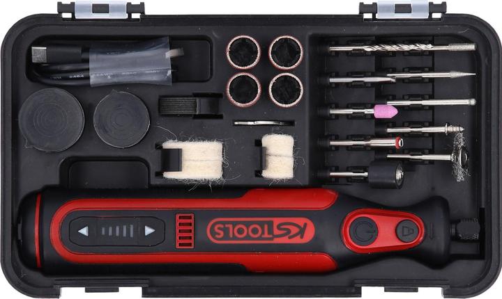 Actual product image KS Tools eMONSTER battery-powered multi-function tool set with 50 accessories