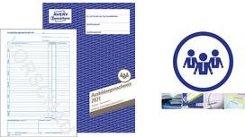 Actual product image Avery Form book "Travel expense report", SD, A4 (40 x)