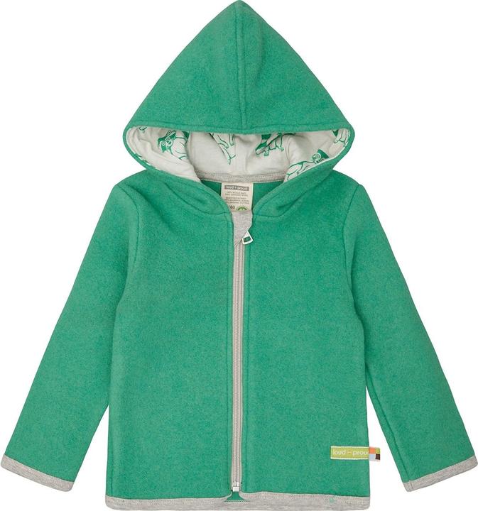Produktbild loud + proud Wollfleece-Jacke mit Kapuze (86)