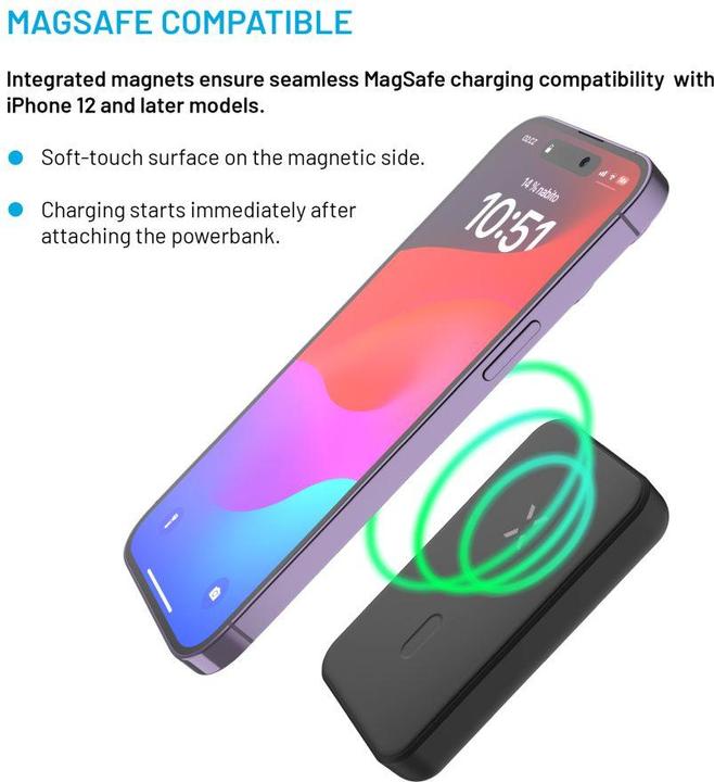 Produktbild Fixed MagZen, 6 000 mAh, Black (6000 mAh)