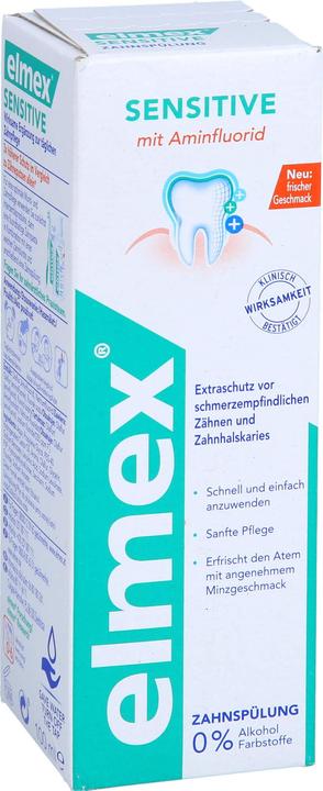 Actual product image Elmex SENSITIVE Plus Mouthwash (100 ml, Mouthwash)