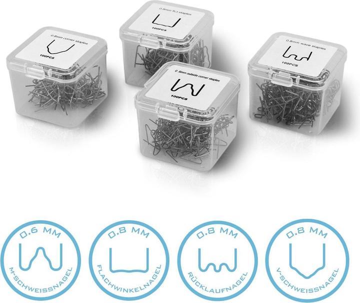 Image du produit Stahlwerk Kit de réparation plastique Soudeuse plastique Agrafeuse à chaud Smart Repair