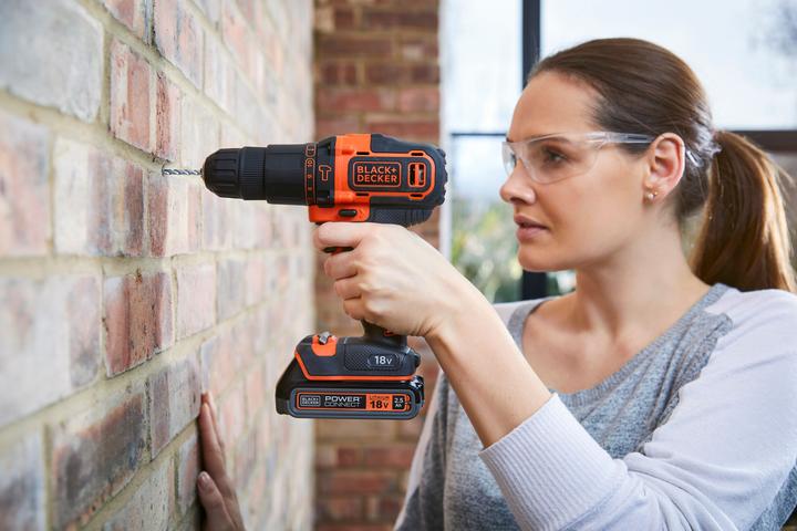 Actual product image Black & Decker Battery Impact Drill Smart Tech (Rechargeable battery operated)