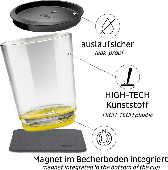 Produktbild Silwy Magnet-Kunststoff-Trinkbecher Triple