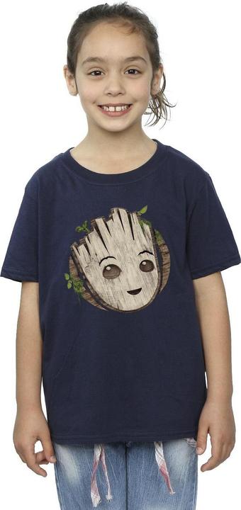 Immagine prodotto I Am Groot Wooden Head Maglietta Ragazze (116)