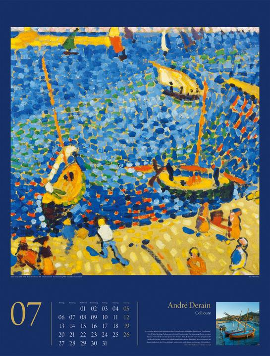Produktbild KunstGeschichten - Meisterwerke und die Orte ihrer Inspiration Kalender 2026 (Harter Einband, Deutsch)