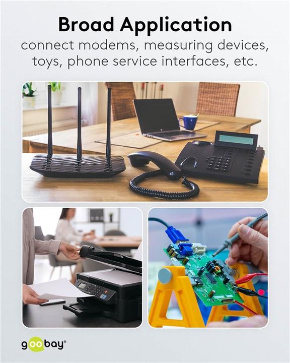 Produktbild Goobay USB seriell RS232 Konverter (1.50 m)