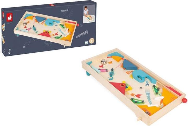 Actual product image Janod Pinball machine (German)