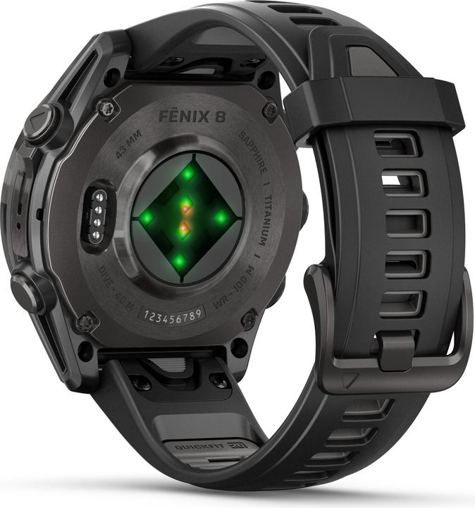Immagine prodotto Garmin Fenix 8 AMOLED Sapphire Titan (43 mm)