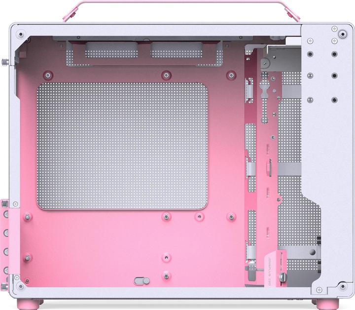 Actual product image Jonsplus MATX Handle Case Z20 - White-Pink (Mini-ITX, mATX)