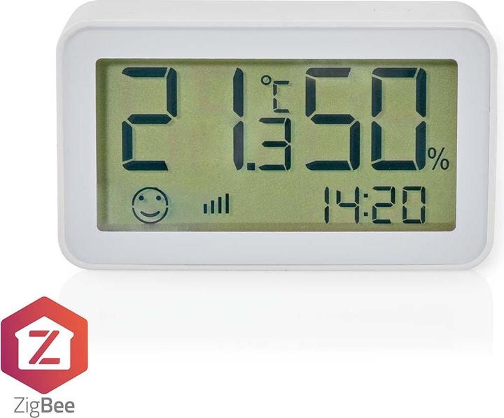 Image du produit JTI SmartLife Klimasensor | Zigbee 3.0 | Batteriebetrieben | Android / IOS | Weiss