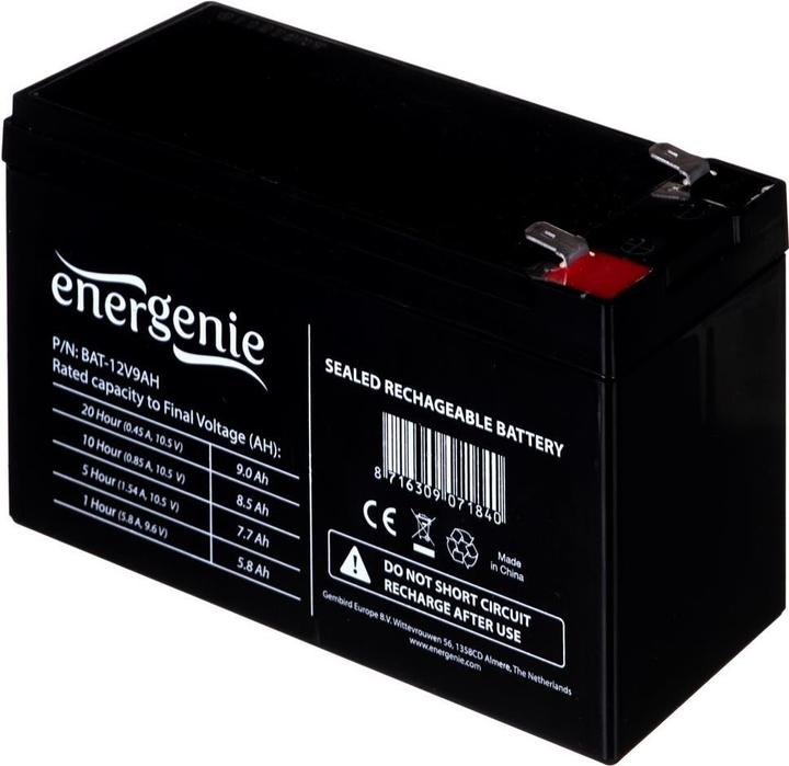 Produktbild Gembird 12V 9 Ah Plombierte Bleisäure (VRLA) 9Ah 12V USV-Batterie