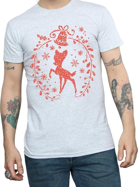 Image du produit Disney - T-shirt BAMBI CHRISTMAS WREATH - Homme (XXL)