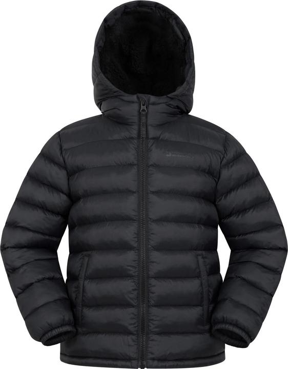 Actual product image Mountain Warehouse Childrens/Kids Seasons Faux Fur Lined Padded Jacket (116)