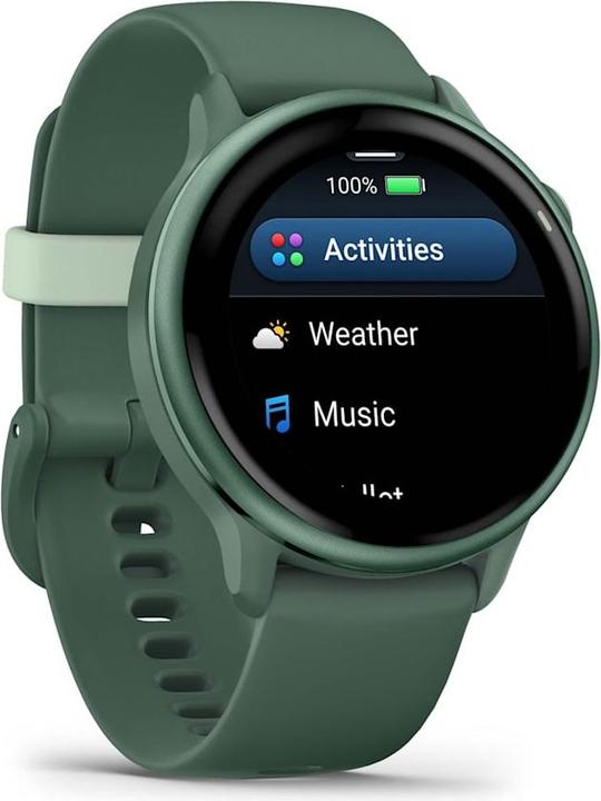 Produktbild Garmin vivoactive 6, GPS, Jasper Green/ J. Green Metallic, WW (42.20 mm, nur WLAN)